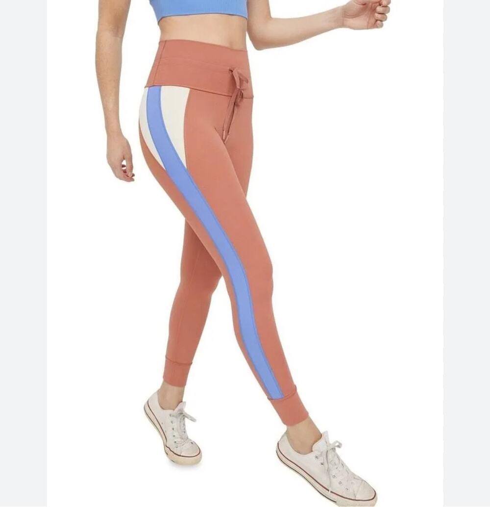 Aerie Offline Goals Colorblock Stripe 7/8 Leggings Size SP High-Rise Long Inseam